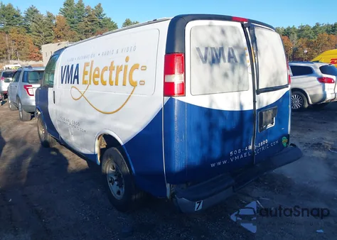 2008 Chevrolet Express Work Van из США, поврежденный, VIN 1GCGG25C581145081